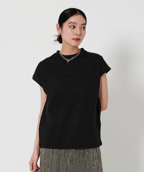 BEAUTY&YOUTH UNITED ARROWS(ビューティーアンドユースユナイテッドアローズ)の「クルーネック フレンチスリーブ カットソー(Tシャツ/カットソー・レディース・ライトピンク/オリーブ/ブラック/オフホワイト/その他6/コバルトブルー/ライム/ダークブラウン・FREE)」の20枚目の写真