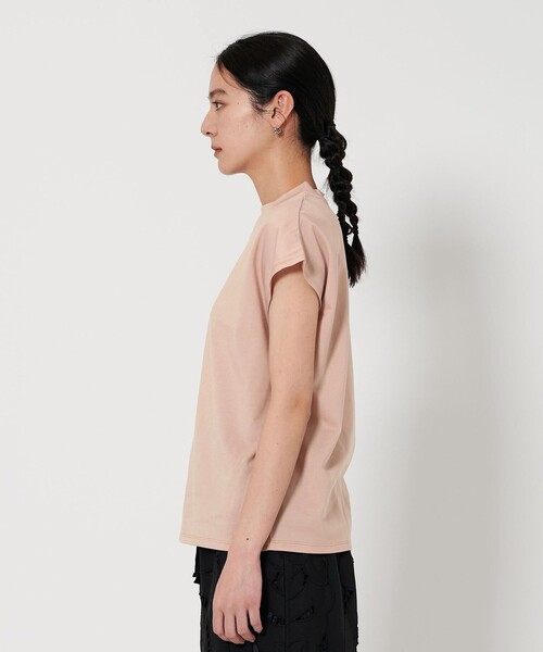 BEAUTY&YOUTH UNITED ARROWS(ビューティーアンドユースユナイテッドアローズ)の「クルーネック フレンチスリーブ カットソー(Tシャツ/カットソー・レディース・ライトピンク/オリーブ/ブラック/オフホワイト/その他6/コバルトブルー・FREE)」の12枚目の写真