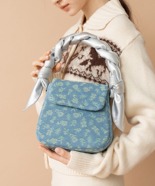 Casselini（キャセリーニ）の「Casselini(キャセリーニ)パデットハンドバッグ（ハンドバッグ・レディース・ブラック/ブルー/レッド・FREE）」の3枚目の写真