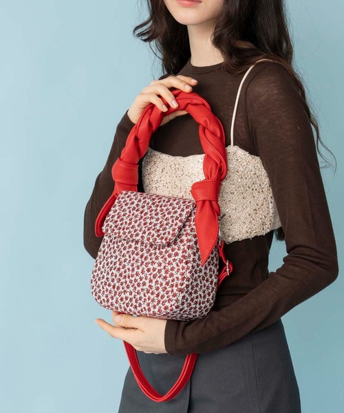 Casselini（キャセリーニ）の「Casselini(キャセリーニ)パデットハンドバッグ（ハンドバッグ・レディース・ブラック/ブルー/レッド・FREE）」の22枚目の写真