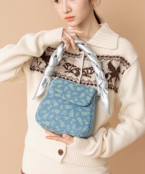 Casselini（キャセリーニ）の「Casselini(キャセリーニ)パデットハンドバッグ（ハンドバッグ・レディース・ブラック/ブルー/レッド・FREE）」の19枚目の写真