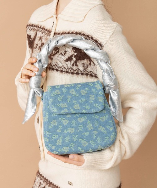 Casselini（キャセリーニ）の「Casselini(キャセリーニ)パデットハンドバッグ（ハンドバッグ・レディース・ブラック/ブルー/レッド・FREE）」の18枚目の写真