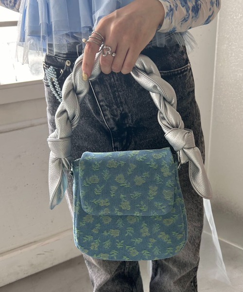 Casselini（キャセリーニ）の「Casselini(キャセリーニ)パデットハンドバッグ（ハンドバッグ・レディース・ブラック/ブルー/レッド・FREE）」の15枚目の写真