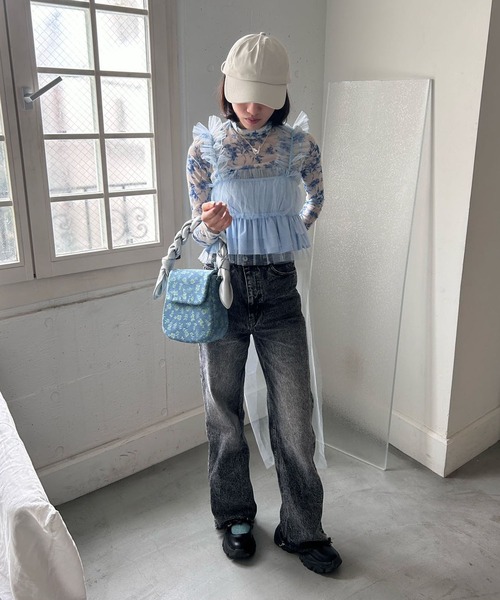 Casselini（キャセリーニ）の「Casselini(キャセリーニ)パデットハンドバッグ（ハンドバッグ・レディース・ブラック/ブルー/レッド・FREE）」の13枚目の写真