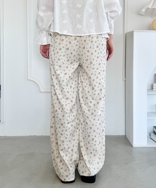 SOLLON.(ソルロン)の「小花柄イージーパンツ(その他パンツ・レディース・ピンク/ライトブルー・FREE)」の18枚目の写真