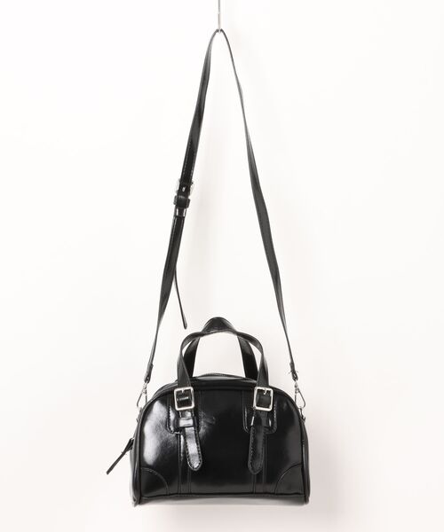 apres jour clair(アプレジュールクレア)の「【apres jour clair×ARIAZ】ベルトハンドルショルダーバッグ(ショルダーバッグ・レディース・ブラック/ダークブラウン・FREE)」の4枚目の写真
