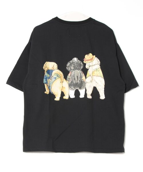 CORISCO(コリスコ)の「アニマルリゾート柄Tシャツ(M1)(Tシャツ/カットソー・メンズ・ホワイト系1/ホワイト系2/グレー系2/ブラック系2/オートミール/キナリ/グレー系1/ブラック系1・MEDIUM/LARGE/X-LARGE)」の14枚目の写真