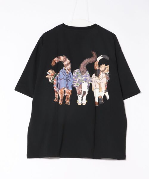 CORISCO(コリスコ)の「アニマルリゾート柄Tシャツ(M1)(Tシャツ/カットソー・メンズ・ホワイト系1/ホワイト系2/グレー系2/ブラック系2/オートミール/キナリ/グレー系1/ブラック系1・MEDIUM/LARGE/X-LARGE)」の11枚目の写真