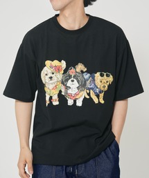 アニマルリゾート柄Tシャツ(M1)