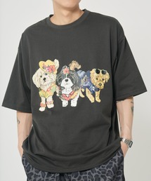 アニマルリゾート柄Tシャツ(M1)
