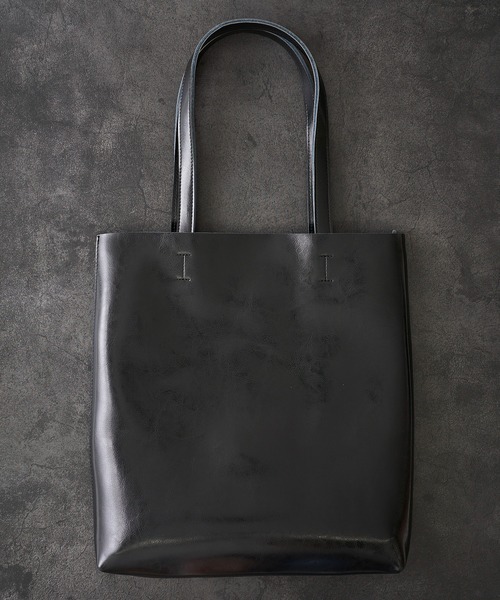 TETE HOMME(テットオム)の「スプリットレザートートバッグ(縦型)(ビジネスバッグ・メンズ・グレー/ブラウン系1/ネイビー/ブラック/ブラウン・FREE)」の21枚目の写真