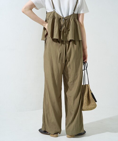 セール】限定展開 ワッシャー加工 キャミ パンツ セットアップ