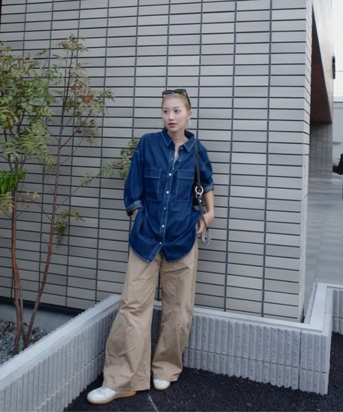 model：H163 着用サイズ：FREE