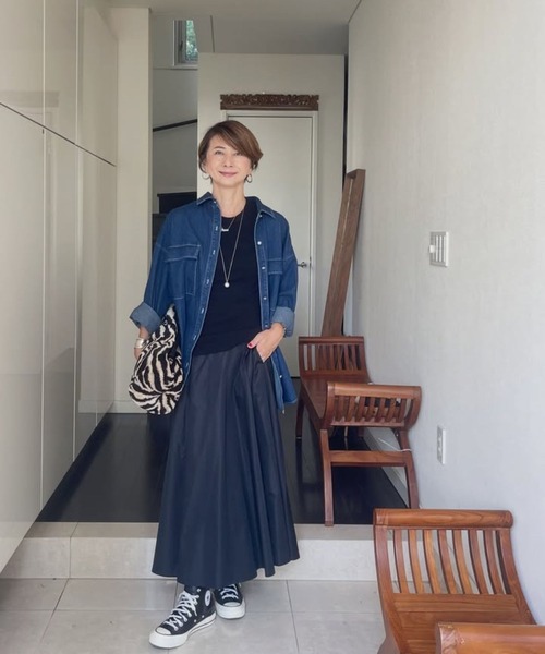 model：H166 着用サイズ：FREE
