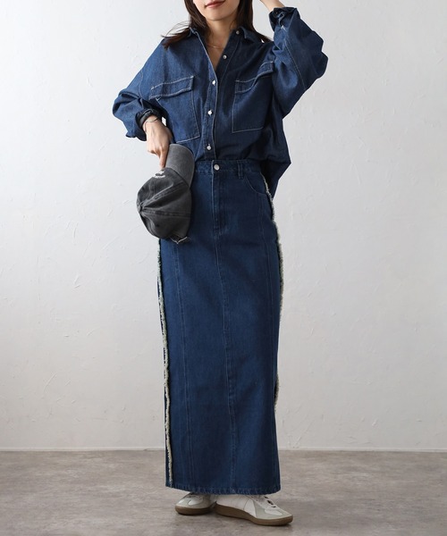 ⚫︎Lサイズ！BRUNABOINNE デニムコボルトシャツ 2025年最新】Yahoo