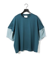 ミディウミソリッド MIDIUMISOLID *デザインヘム長袖Tシャツ*カットソー綿混ブラック黒プルオーバー(1-2411-86)【70L42】 セール】MIDIUMISOLID for Ladies パッドブラキャミソール（T