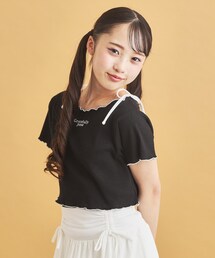 ☆Ree☆★新品 ピンクラテ★りぼんパ－ルトップス 160 ☆Ree新品 ピンクラテ☆りぼんパ－ルトップス 160 ANGELICPRETTY