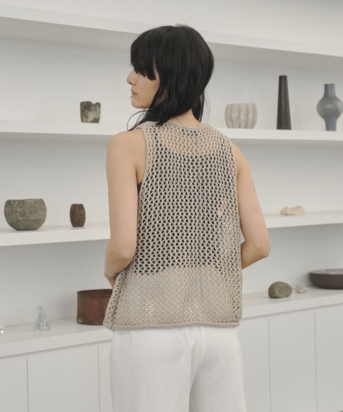 【LMC】★送料・関税込★MESH KNIT VEST Margiela Mesh Knit Vest
