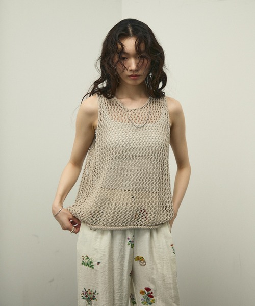 お値下げ中＜BASERANGE＞LOULOU VEST/ベスト Loulouベスト in Assortment | オーガニックコットン・リブ | ja