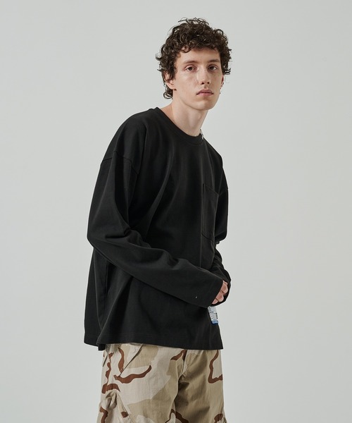 MIHARAYASUHIRO/ミハラヤスヒロ】POCKET LS TEE（Tシャツ/カットソー