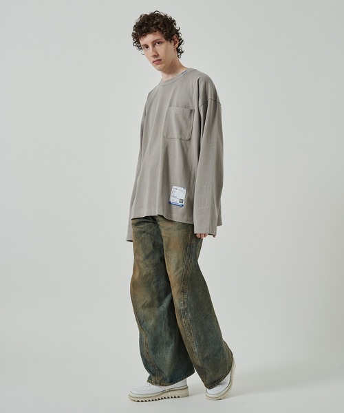 In・stru(men-tal).(インストルメンタル)の「【MIHARAYASUHIRO/ミハラヤスヒロ】POCKET LS TEE(Tシャツ/カットソー・メンズ・ブラック/ホワイト/ライトグレー・48/46/44/50)」の11枚目の写真