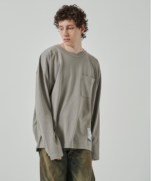 In・stru(men-tal).(インストルメンタル)の「【MIHARAYASUHIRO/ミハラヤスヒロ】POCKET LS TEE(Tシャツ/カットソー・メンズ・ブラック/ホワイト/ライトグレー・48/46/44/50)」の12枚目の写真