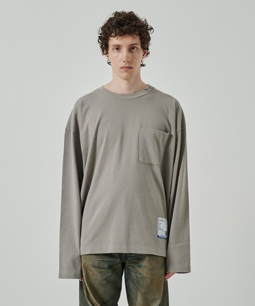 In・stru(men-tal).(インストルメンタル)の「【MIHARAYASUHIRO/ミハラヤスヒロ】POCKET LS TEE(Tシャツ/カットソー・メンズ・ブラック/ホワイト/ライトグレー・48/46/44/50)」の5枚目の写真