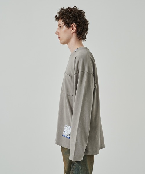 In・stru(men-tal).(インストルメンタル)の「【MIHARAYASUHIRO/ミハラヤスヒロ】POCKET LS TEE(Tシャツ/カットソー・メンズ・ブラック/ホワイト/ライトグレー・48/46/44/50)」の6枚目の写真
