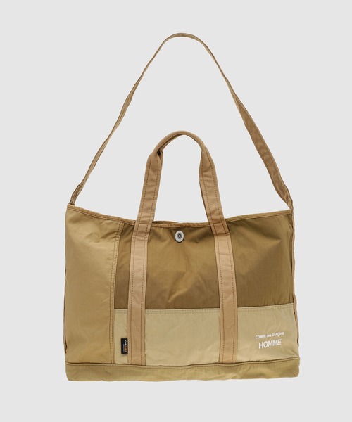 コットンナイロンリップ パッチワーク 2WAY BAG（トートバッグ