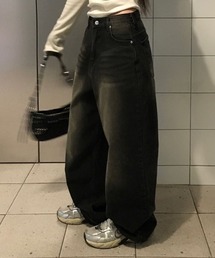 BEIDELLI | [BELLIDE MADE] バルーンワイドデニムパンツ(デニムパンツ)