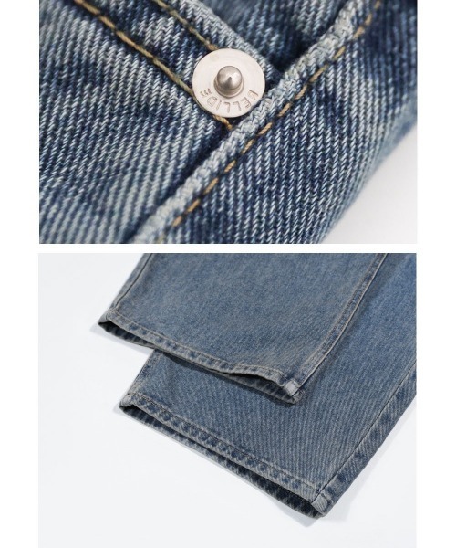 BEIDELLI（ベイデリー）の「[BELLIDE MADE] バルーンワイドデニムパンツ（デニムパンツ・レディース・ダークグレー/ブルー・SMALL/MEDIUM/LARGE）」の13枚目の写真