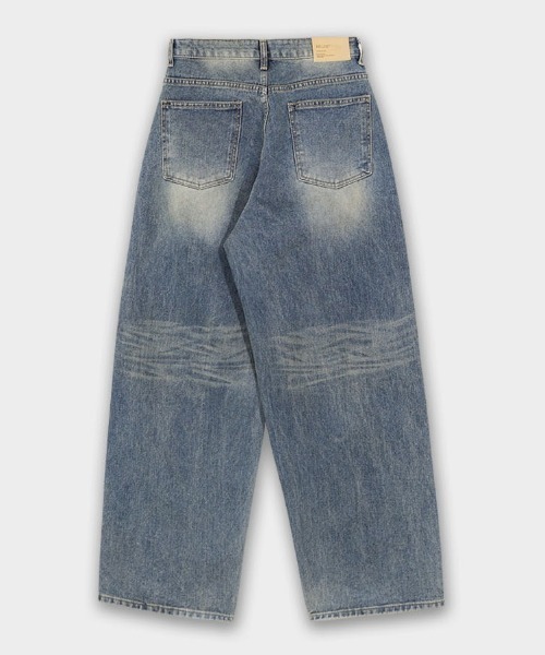 BEIDELLI（ベイデリー）の「[BELLIDE MADE] バルーンワイドデニムパンツ（デニムパンツ・レディース・ダークグレー/ブルー・SMALL/MEDIUM/LARGE）」の11枚目の写真