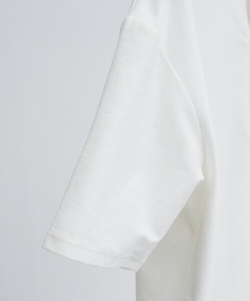 ABAHOUSE（アバハウス）の「【接触冷感】Vネック スキッパーTシャツ/ヘンリーネック/COVEROSS(R)（Tシャツ/カットソー・メンズ・ホワイト/ブラック/カーキ/ネイビー/チャコールグレー・44/48/46）」の9枚目の写真