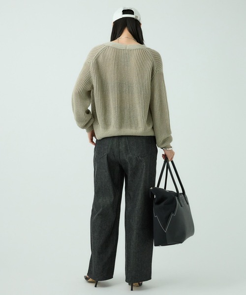 Chaos（カオス）の「Chaos(カオス)/◆WHY NOT NOW◆バナックデニム（デニムパンツ・レディース・ブラック・38/36/34）」の7枚目の写真