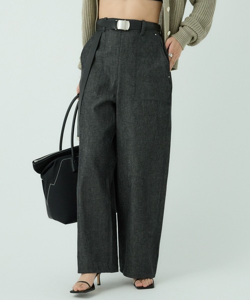 Chaos（カオス）の「Chaos(カオス)/◆WHY NOT NOW◆バナックデニム（デニムパンツ・レディース・ブラック・38/36/34）」の8枚目の写真