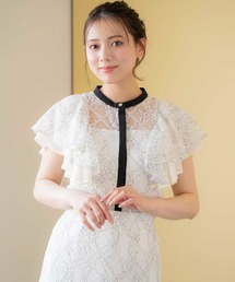 NOELA | 配色チェックレースブラウス(シャツ/ブラウス)