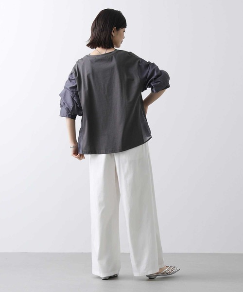 Gready Brilliantタックパフスリーブスウェット Gready Brilliant｜タックパフスリーブスウェット | Rakuten