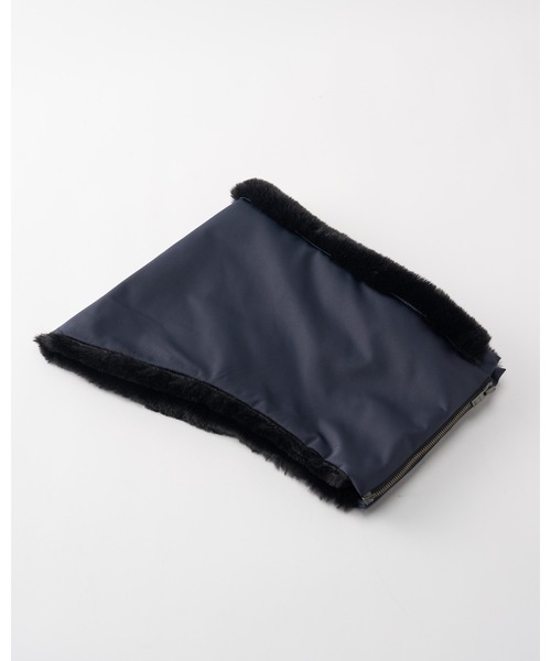 wjk(ダヴルジェイケイ)の「combi neck warmer(ネックウォーマー/スヌード・メンズ・ネイビー/ブラック・FREE)」の9枚目の写真