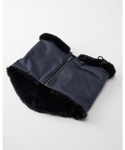 wjk(ダヴルジェイケイ)の「combi neck warmer(ネックウォーマー/スヌード・メンズ・ネイビー/ブラック・FREE)」の10枚目の写真