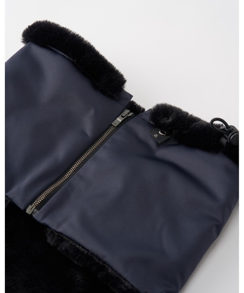 wjk(ダヴルジェイケイ)の「combi neck warmer(ネックウォーマー/スヌード・メンズ・ネイビー/ブラック・FREE)」の11枚目の写真