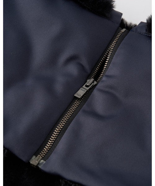 wjk(ダヴルジェイケイ)の「combi neck warmer(ネックウォーマー/スヌード・メンズ・ネイビー/ブラック・FREE)」の12枚目の写真