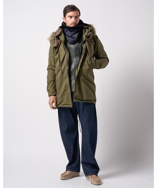 wjk(ダヴルジェイケイ)の「combi neck warmer(ネックウォーマー/スヌード・メンズ・ネイビー/ブラック・FREE)」の18枚目の写真