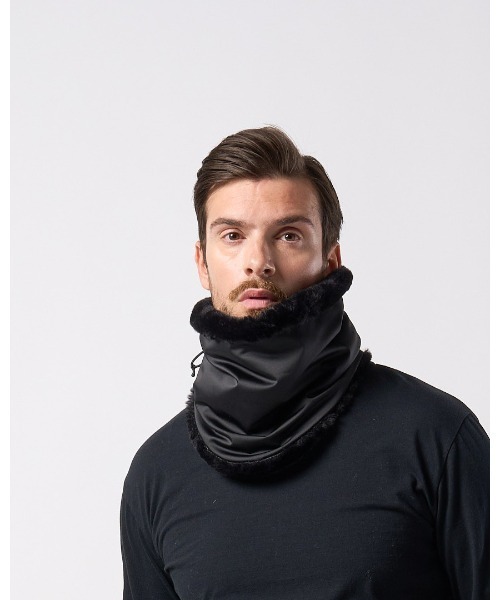 wjk(ダヴルジェイケイ)の「combi neck warmer(ネックウォーマー/スヌード・メンズ・ネイビー/ブラック・FREE)」の19枚目の写真