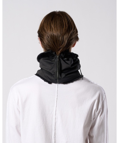 wjk（ダヴルジェイケイ）の「combi neck warmer（ネックウォーマー/スヌード・メンズ・ネイビー/ブラック・FREE）」の3枚目の写真