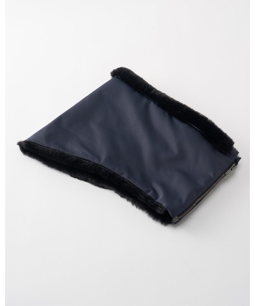 wjk（ダヴルジェイケイ）の「combi neck warmer（ネックウォーマー/スヌード・メンズ・ネイビー/ブラック・FREE）」の5枚目の写真