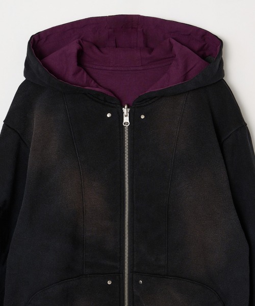 トップス BEEDEN BLEACH DYE REVERSIBLE PARKER BLEACH DYE REVERSIBLE PARKER – BEEDEN