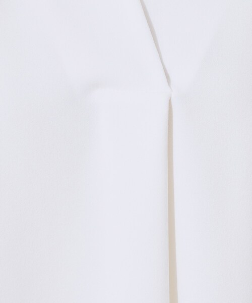 OPAQUE.CLIP（オペークドットクリップ）の「スキッパーフレンチスリーブトップス【UV/吸水速乾/洗濯機洗い可】（Tシャツ/カットソー・レディース・ホワイト/ブラック/ネイビー/ライトベージュ・40/38/36/42）」の13枚目の写真