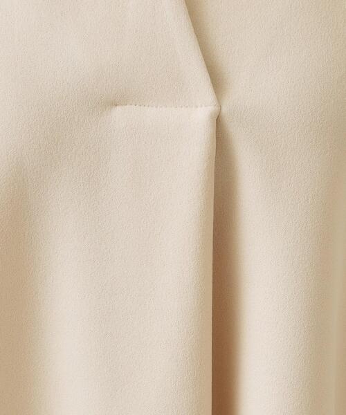 OPAQUE.CLIP（オペークドットクリップ）の「スキッパーフレンチスリーブトップス【UV/吸水速乾/洗濯機洗い可】（Tシャツ/カットソー・レディース・ホワイト/ブラック/ネイビー/ライトベージュ・40/38/36/42）」の22枚目の写真