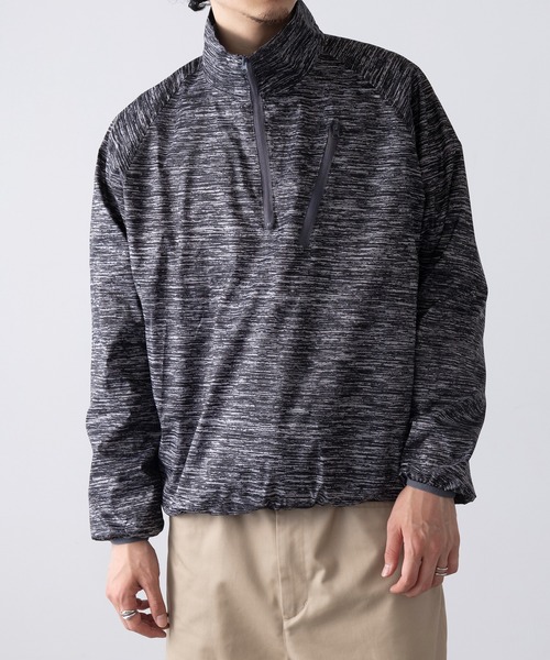 FORECAST（フォーキャスト）の「【FORECAST】総柄 ハーフジップ 防風プルオーバー ハイネック モックネック2276（マウンテンパーカー・メンズ・その他2/グレー系1/その他1・LL/M/L）」の16枚目の写真