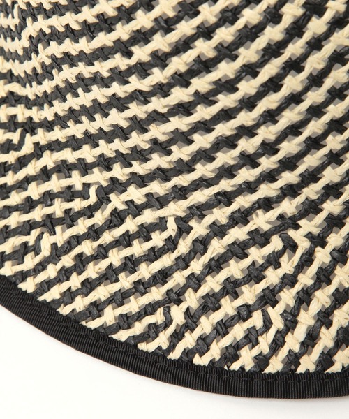 LAKOLE（ラコレ）の「リボン付きペーパーハット / 288133（ハット・レディース・ブラック/ブラウン・FREE）」の6枚目の写真